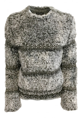 Chanel grey Viscose Knitwear - ShopStyle Sweaters