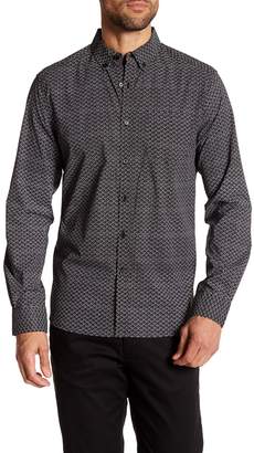 Kenneth Cole New York Micro Dot Long Sleeve Regular Fit Shirt
