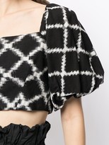 Thumbnail for your product : Rachel Comey Limbara Ikat plaid-print cotton top