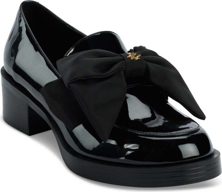 Karl Lagerfeld Paris Women's Camilia Bow Slip-On Loafers