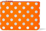 Comme des Garçons - Metallic Polka-dot Leather Pouch - Orange