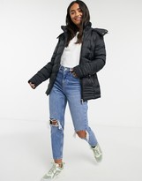 Thumbnail for your product : Brave Soul gambia padded jacket in black