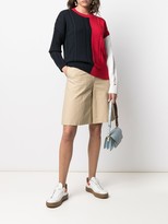 Thumbnail for your product : Tommy Hilfiger Cable Knit Colour-Block Jumper