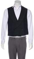 Thumbnail for your product : Ralph Lauren Purple Label Wool Suit Vest black Wool Suit Vest