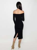 Thumbnail for your product : KHAITE Valeska off-shoulder midi dress