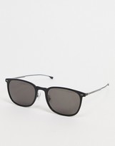 Thumbnail for your product : Boss By Hugo Boss HUGO BOSS round sunglasses in black