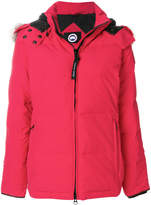 Thumbnail for your product : Canada Goose fur-trim padded jacket