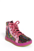 Thumbnail for your product : Western Chief 'Rainbow Glitz' High Top Sneaker (Toddler & Little Kid)