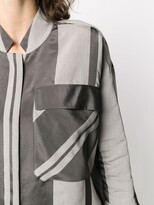 Thumbnail for your product : Lorena Antoniazzi Maxi-Striped Pocket Shirt
