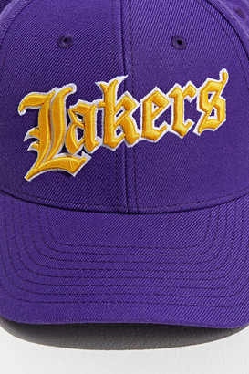 Mitchell & Ness Old English Los Angeles Lakers Snapback Hat