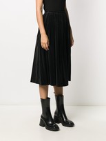 Thumbnail for your product : Comme des Garcons Velvet Midi Skirt