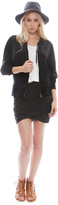 Thumbnail for your product : David Lerner Batwing Bomber Jacket