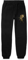 Thumbnail for your product : Alexander McQueen Slim-Fit Tapered Printed Cotton-Jersey Sweatpants