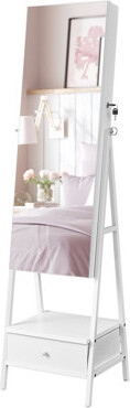 Led Mirror Jewelry Cabinet Standing