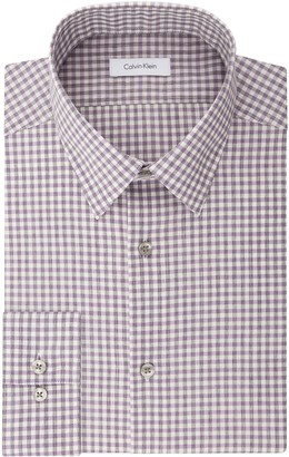 calvin klein slim fit performance non iron dress shirt