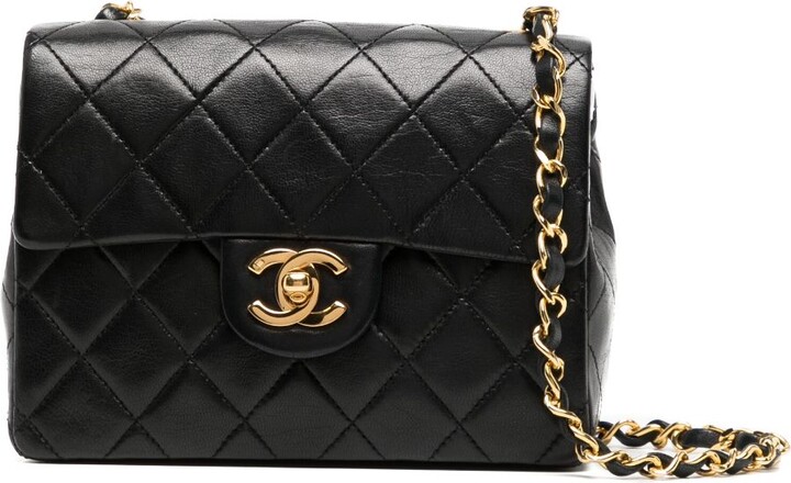 Chanel Pre Owned 1990 mini Classic Flap shoulder bag - ShopStyle
