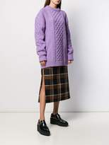 Thumbnail for your product : Han Kjobenhavn cable knit jumper dress