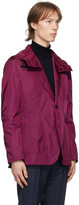 Thumbnail for your product : Tiger of Sweden SSENSE Exclusive Purple Veltlin 2.0 Hooded Blazer