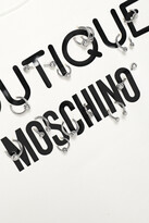Thumbnail for your product : Boutique Moschino Barbell-embellished Printed Cotton-jersey T-shirt