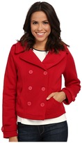 Thumbnail for your product : Dollhouse Double Breasted Button-Off Hood & Cinched Back Detail