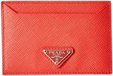 Thumbnail for your product : Prada Leather Card Case (Women) - Red - One Size