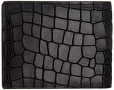 Thumbnail for your product : Giuseppe Zanotti Black Croc-Embossed Zayn Wallet