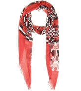 Thumbnail for your product : Alexander McQueen Silk-blend printed scarf