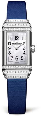 Jaeger-LeCoultre White Gold Reverso One Duetto Diamond Set Watch