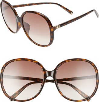 Givenchy 63mm Oversize Gradient Round Sunglasses - ShopStyle