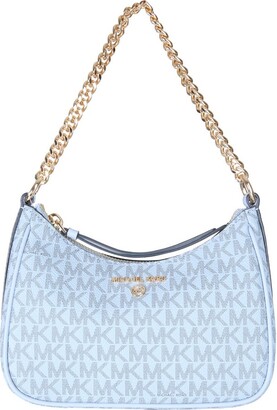 MICHAEL Michael Kors Aria leather-trimmed canvas tote - ShopStyle