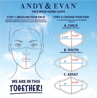 Andy & Evan Assorted 4-Pack Kids' Face Masks