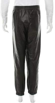 Vince Leather Drawstring Joggers w/ Tags