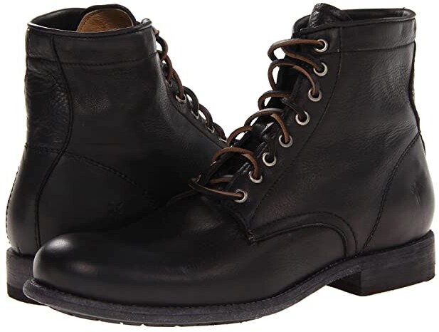 vintage leather lace up boots