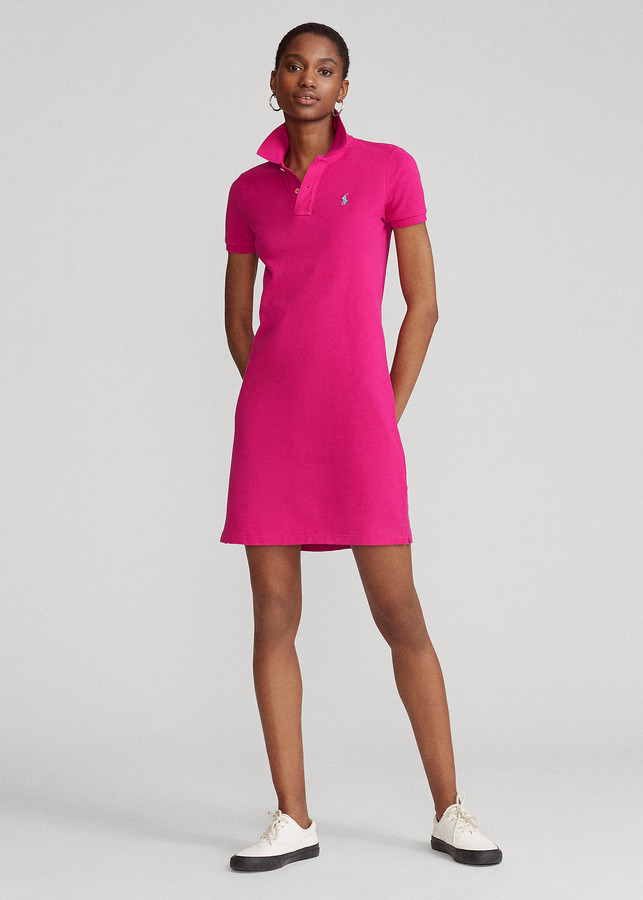 polo dress pink