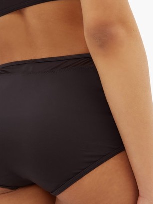 Solid & Striped Brigitte Mesh-panel Bikini Briefs - Black