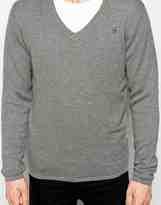 Thumbnail for your product : G Star Vneck Knit Sweater Lockstart Small Logo