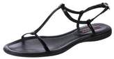 Thumbnail for your product : Prada Leather T-Strap Sandals
