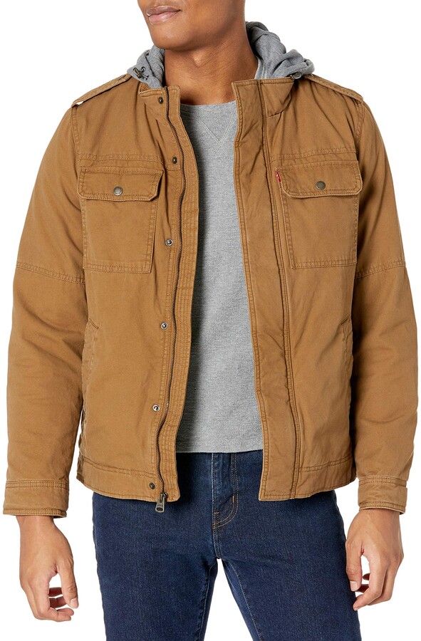 Levi's Men's Hooded Utility Jacket ShopStyle Outerwear