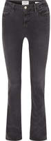 Thumbnail for your product : Frame Le Mini Boot Mid-rise Bootcut Jeans - Black