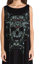 Thumbnail for your product : Lauren Moshi Ella Garden Skull Cape Dress