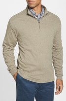 Thumbnail for your product : Cutter & Buck 'Broker's Bay' Quarter Zip Long Sleeve Pullover (Big & Tall)