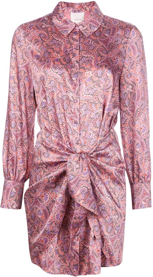 Cinq à Sept Gaby floral shirt dress - ShopStyle