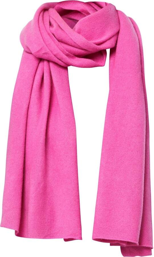 Helen Mcalinden Pink Cyclamen Cashmere Travel Wrap