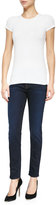 Thumbnail for your product : 7 For All Mankind Mid-Rise Dark Skinny Jeans