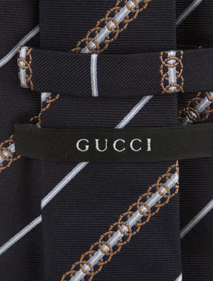 Gucci Striped Silk Tie