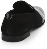 Thumbnail for your product : Ferragamo Bryden Patent Leather Moccasins