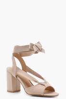 Thumbnail for your product : boohoo Wide Fit Strap Heels
