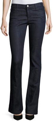 Armani Jeans Mid-Rise Boot-Cut Stretch-Denim Jeans, Indigo