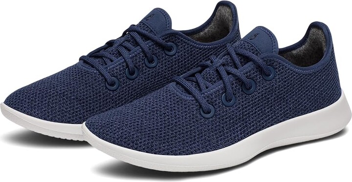 Allbirds Tree Runner Men's Shoes Hazy Indigo (Blizzard) : 14 D - Medium, Synthetic