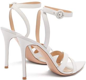 Gianvito Rossi Alixia 105 Leather Sandals - Womens - White